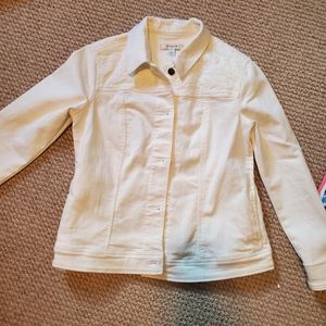 White Jean jacket